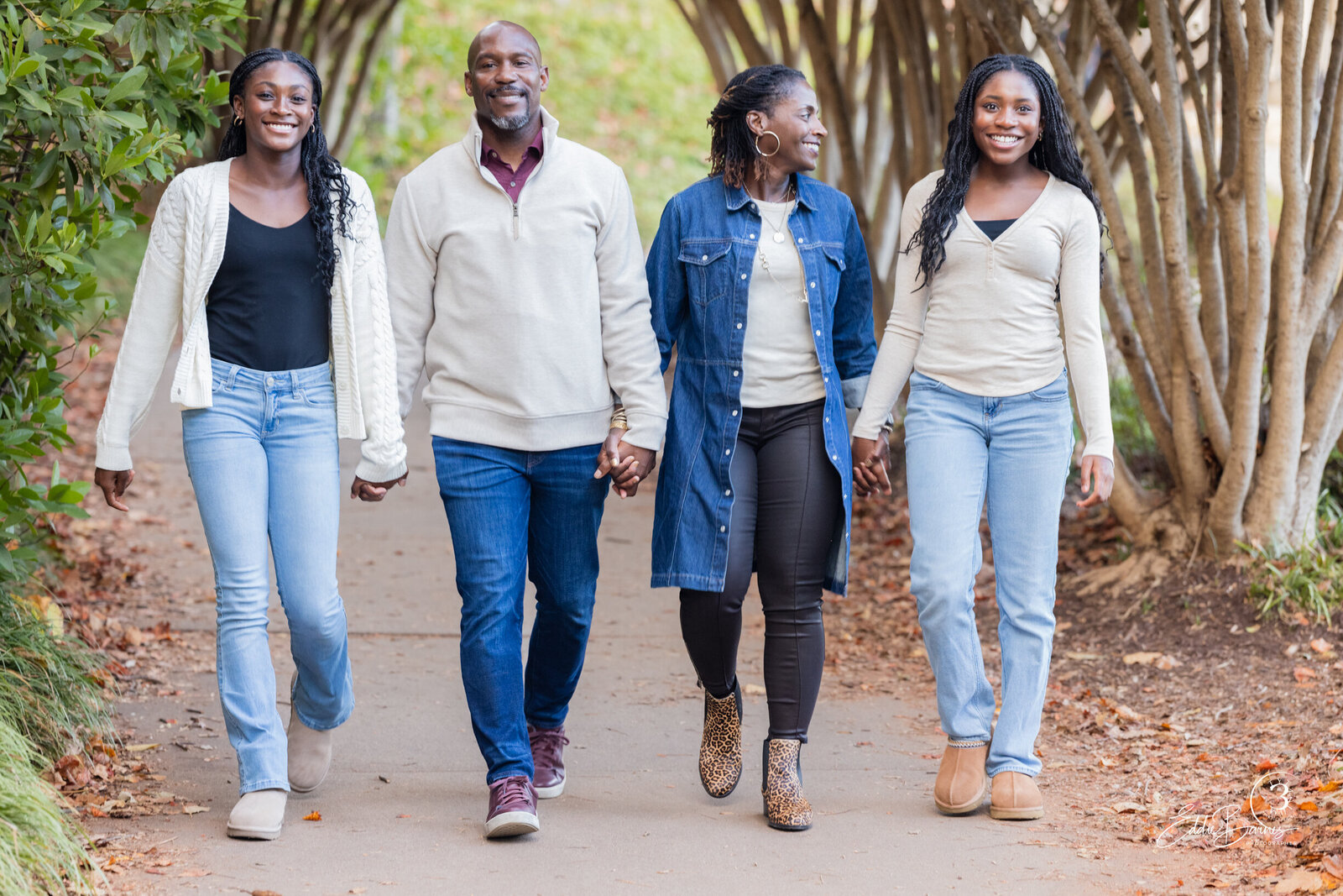 Family walking