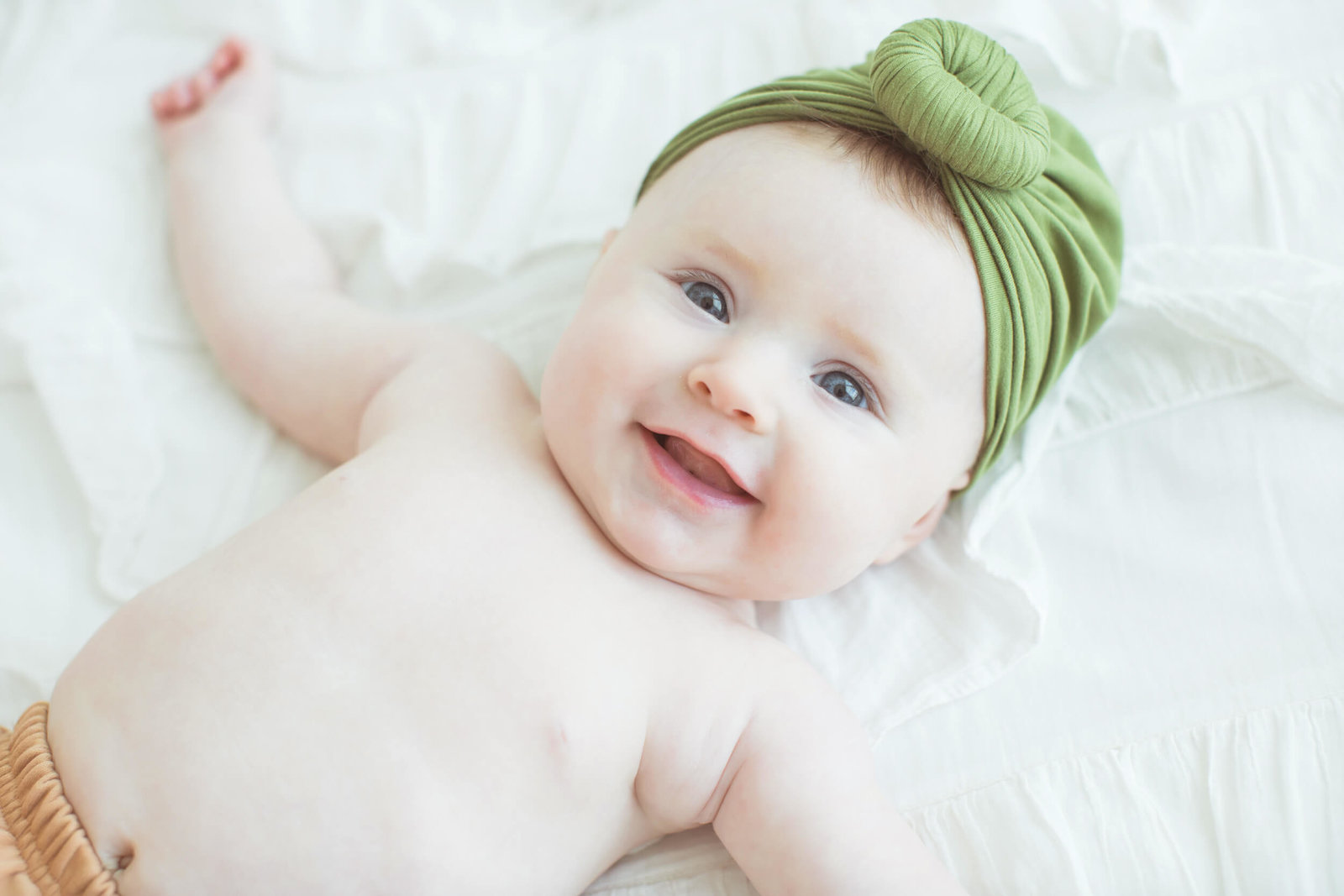 3 month baby session gilbert