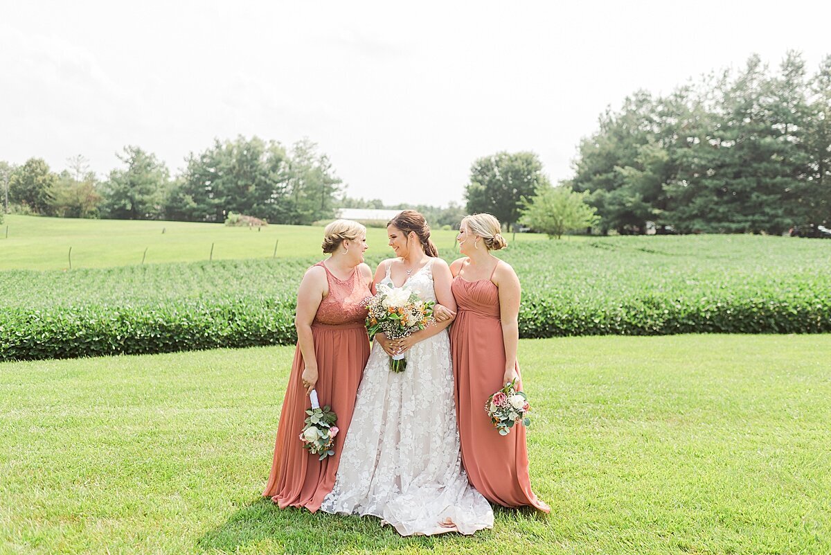 Navy & Rose Summer Backyard Wedding | Danvers, IL_0021