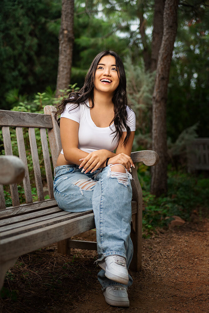 senior-girl-high-school-pictures-denver-botanical-gardens--Ponderosa-Border-gardens-of-the-west