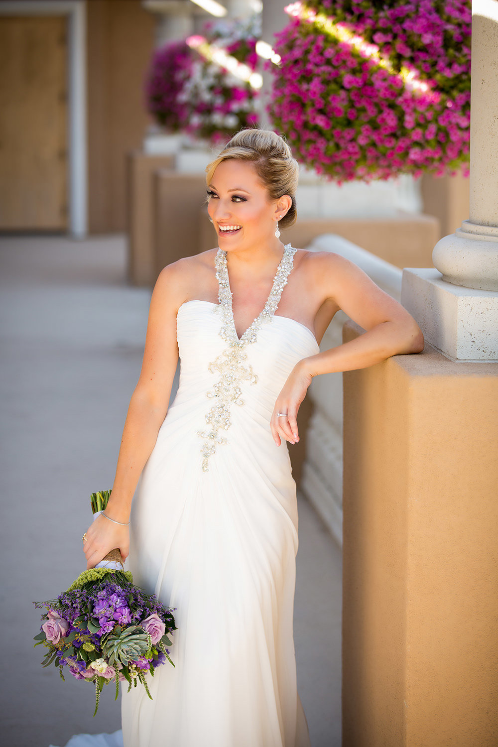 bride laughing