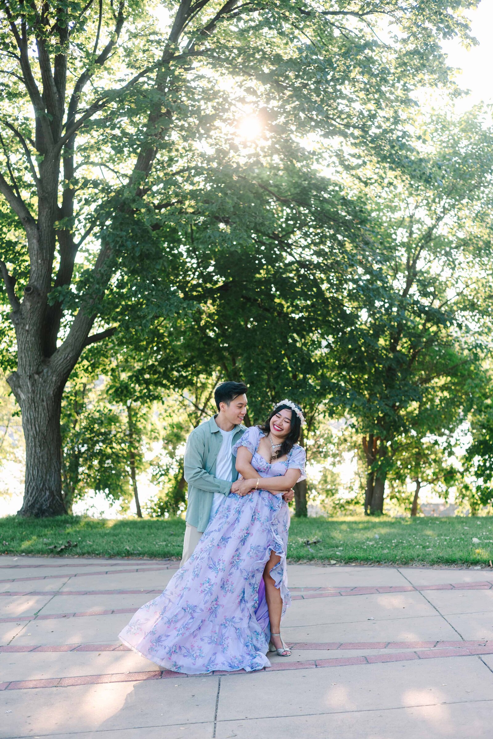 Harriet-Island-Minneapolis-Minnesota-Engagement-Session-Willow-And-Rove-85