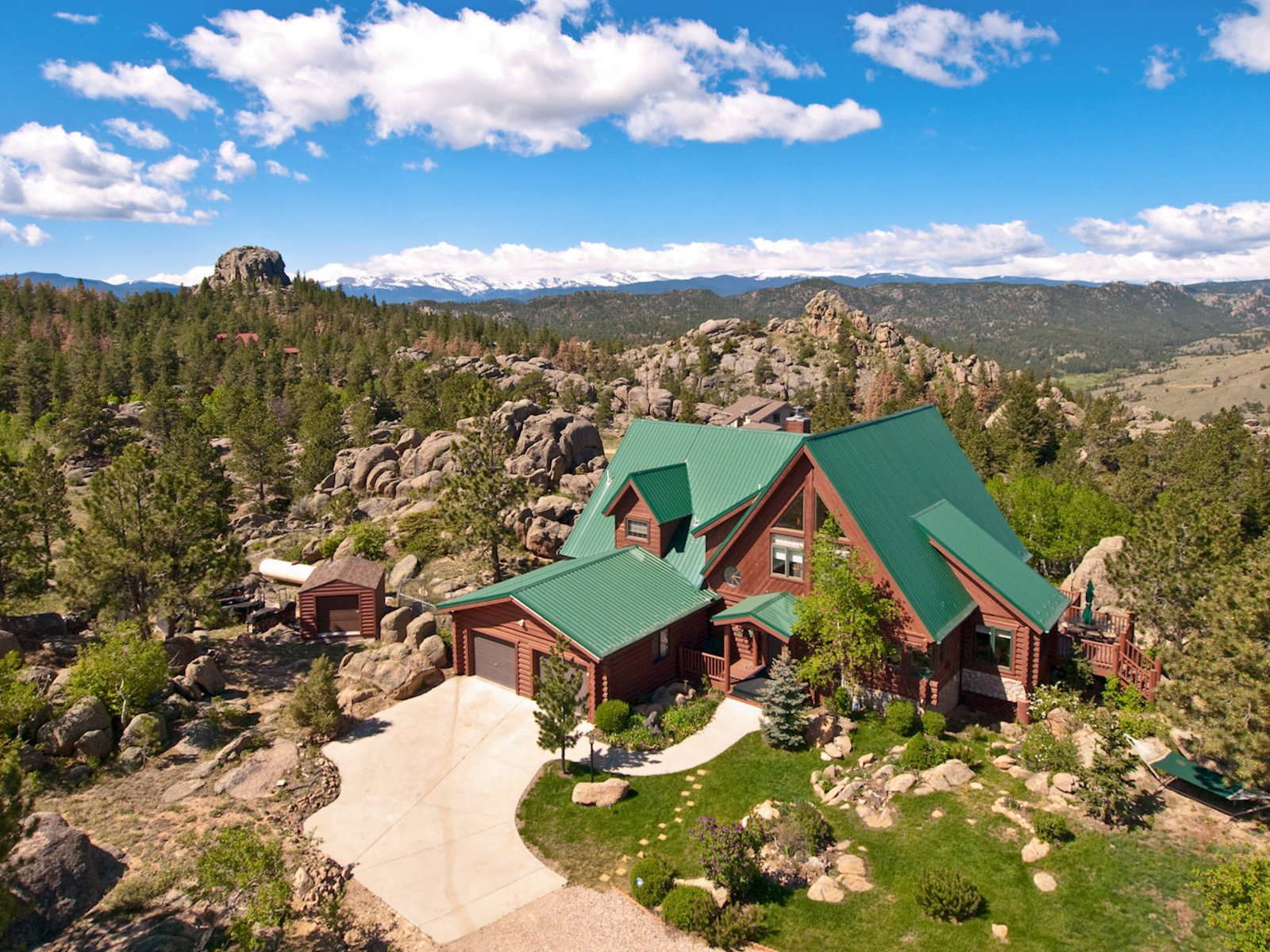 Livermore Colorado Aerial Photo Home 10