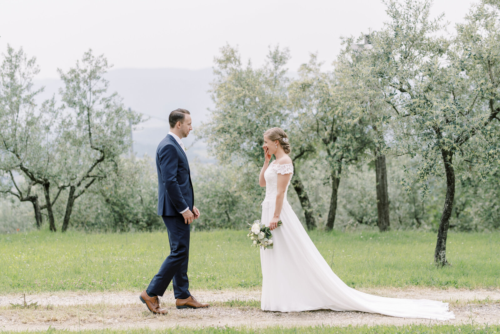 First look in the olive groovs of Tuscany