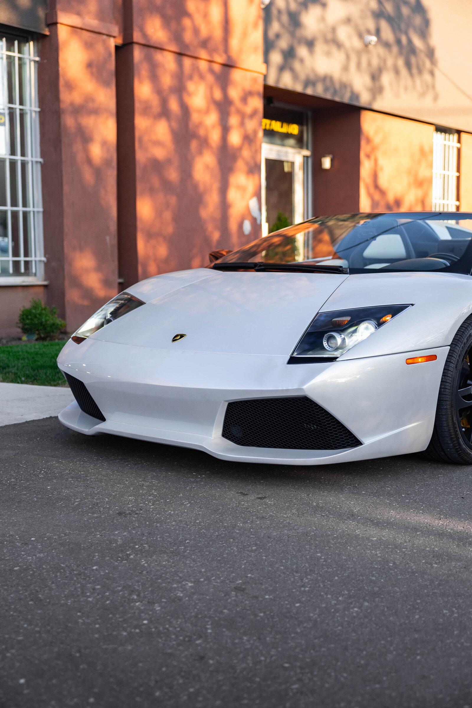 White Lamborghini Murci Paint Correction Full Body PPF Exterior Interior Detailing Le Mans Detailing Markham Toronto 15