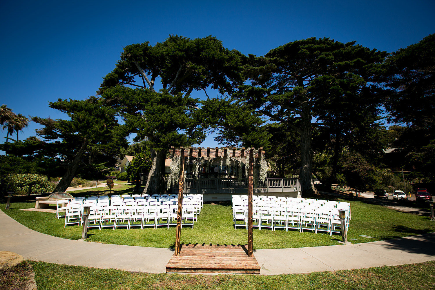 ceremony space at martin johnson house