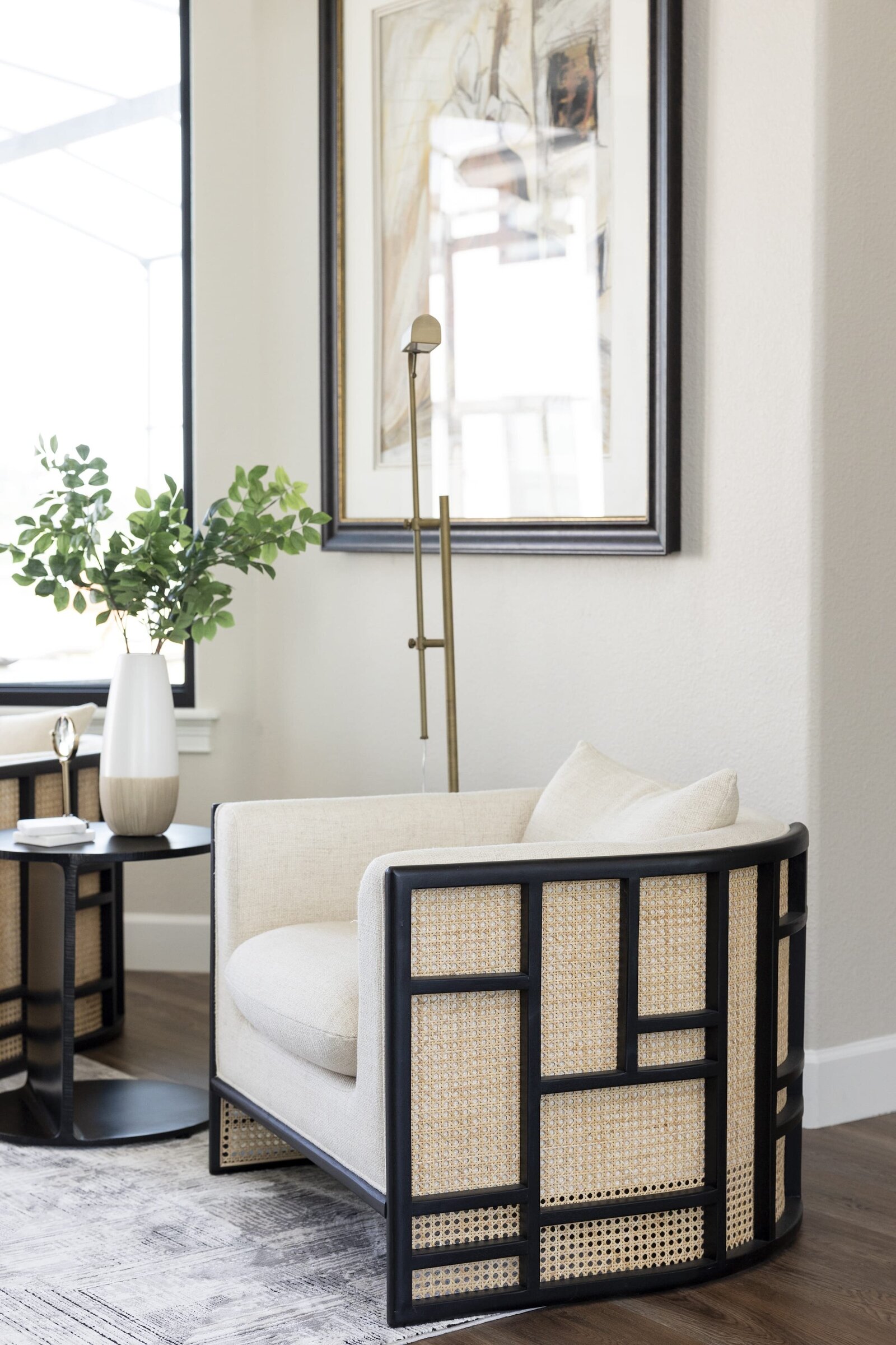dewine design orlando interior designer windermere full home renovation classic cream and black chair