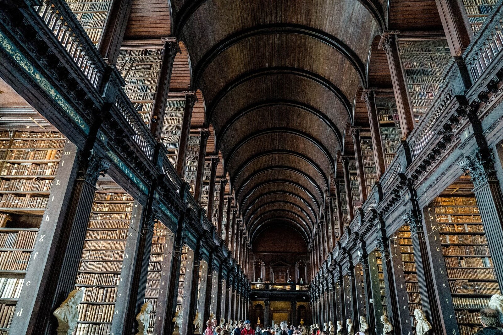 #10 The long room at Trinity College and Book of Kells