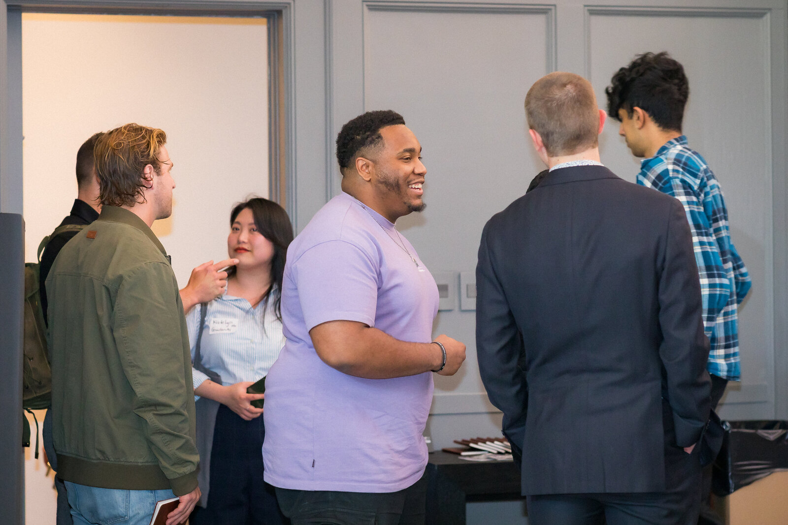 Guests in conversation during the Holy Shift event hosted by ACTS 17 Collective.