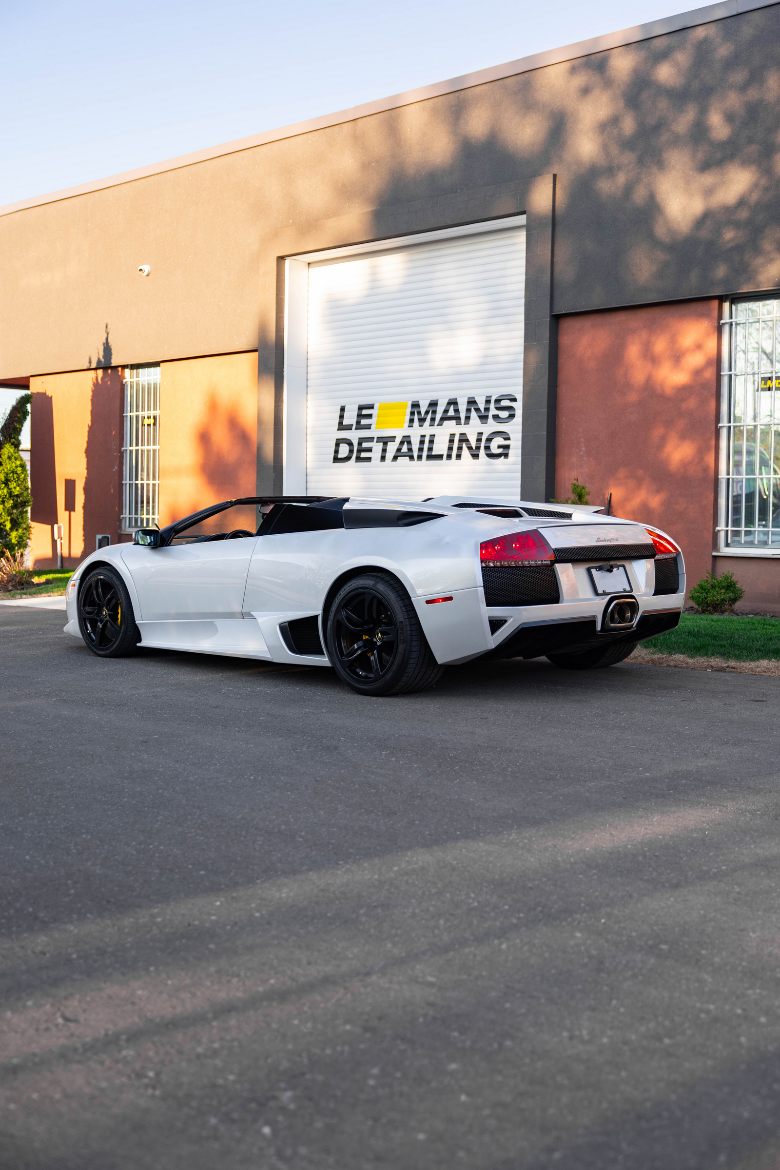 White Lamborghini Murci Paint Correction Full Body PPF Exterior Interior Detailing Le Mans Detailing Markham Toronto 3