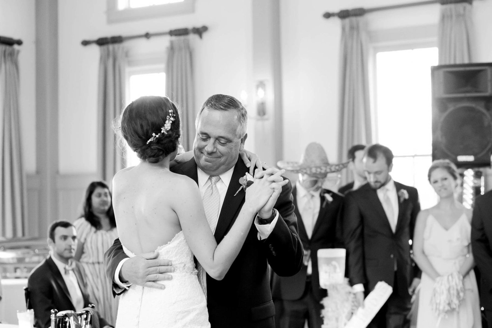 Father and bride dance, I'ON Creek Club, Mt Pleasant, South Carolina