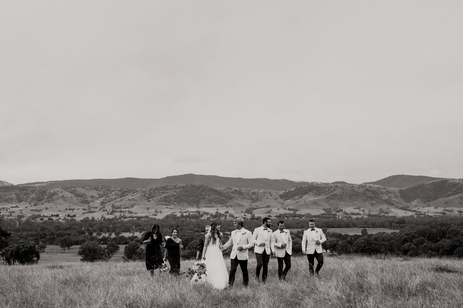 Hayley and Richard BRIDAL PARTY PHOTOS BW JessicaCarrollPhotographer-25