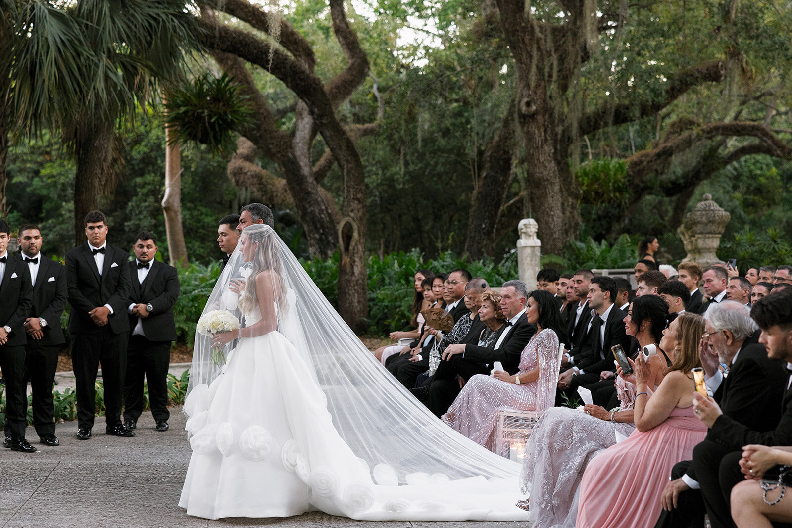 Vizcaya Muesum and Garden Luxury Wedding Documentary Wedding Photography-170