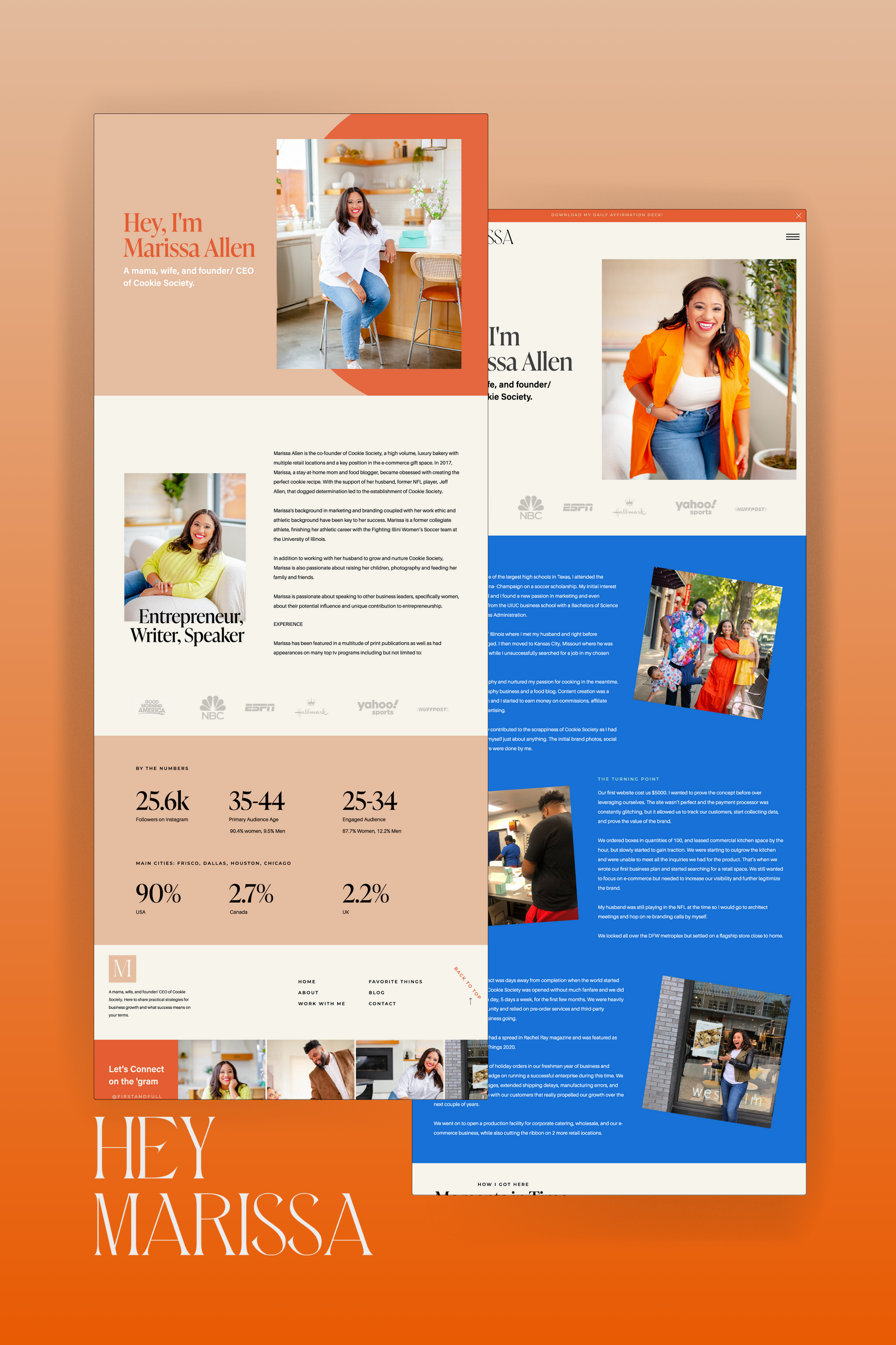 female founder showit website design