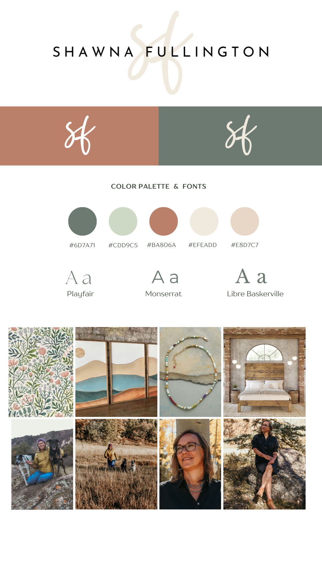 White and Brown Modern Minimalist Interior  Mood Board Instagram Story