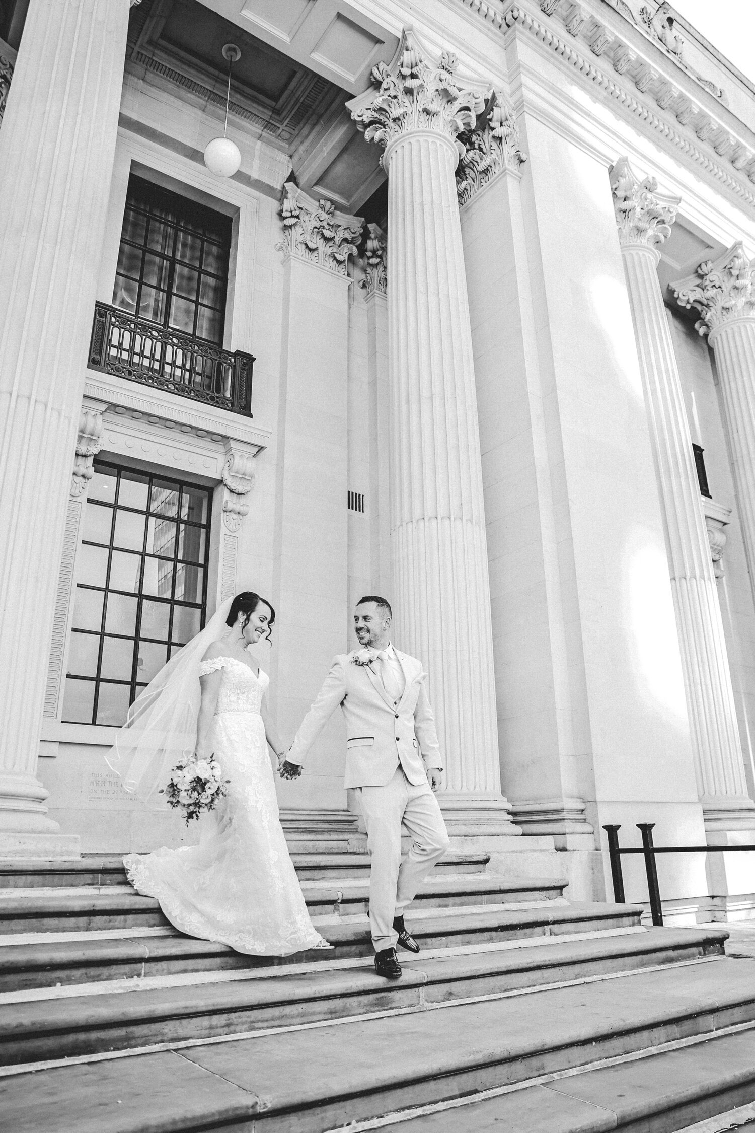 Marylebone-stairs-wedding