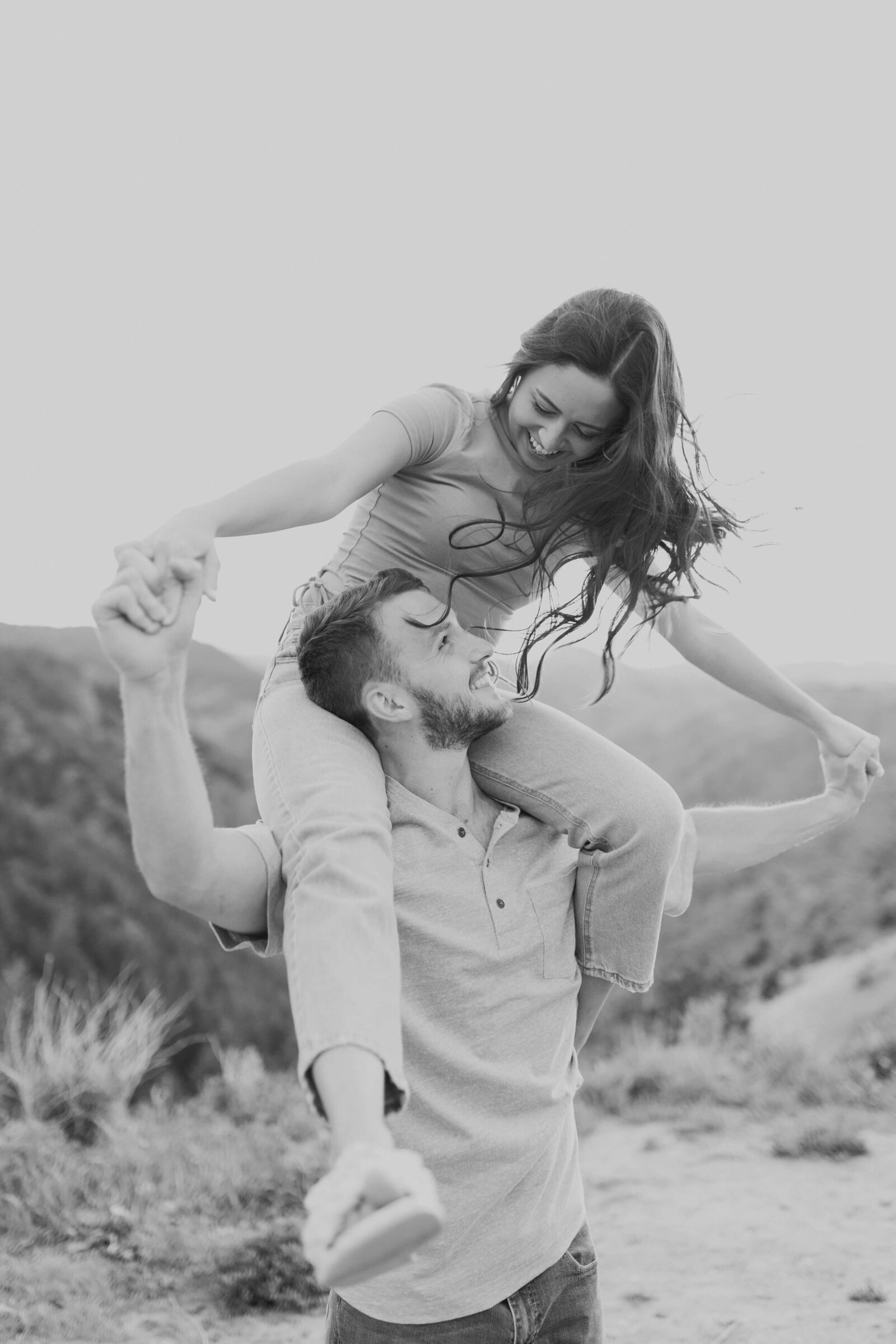 Golden engagement photos