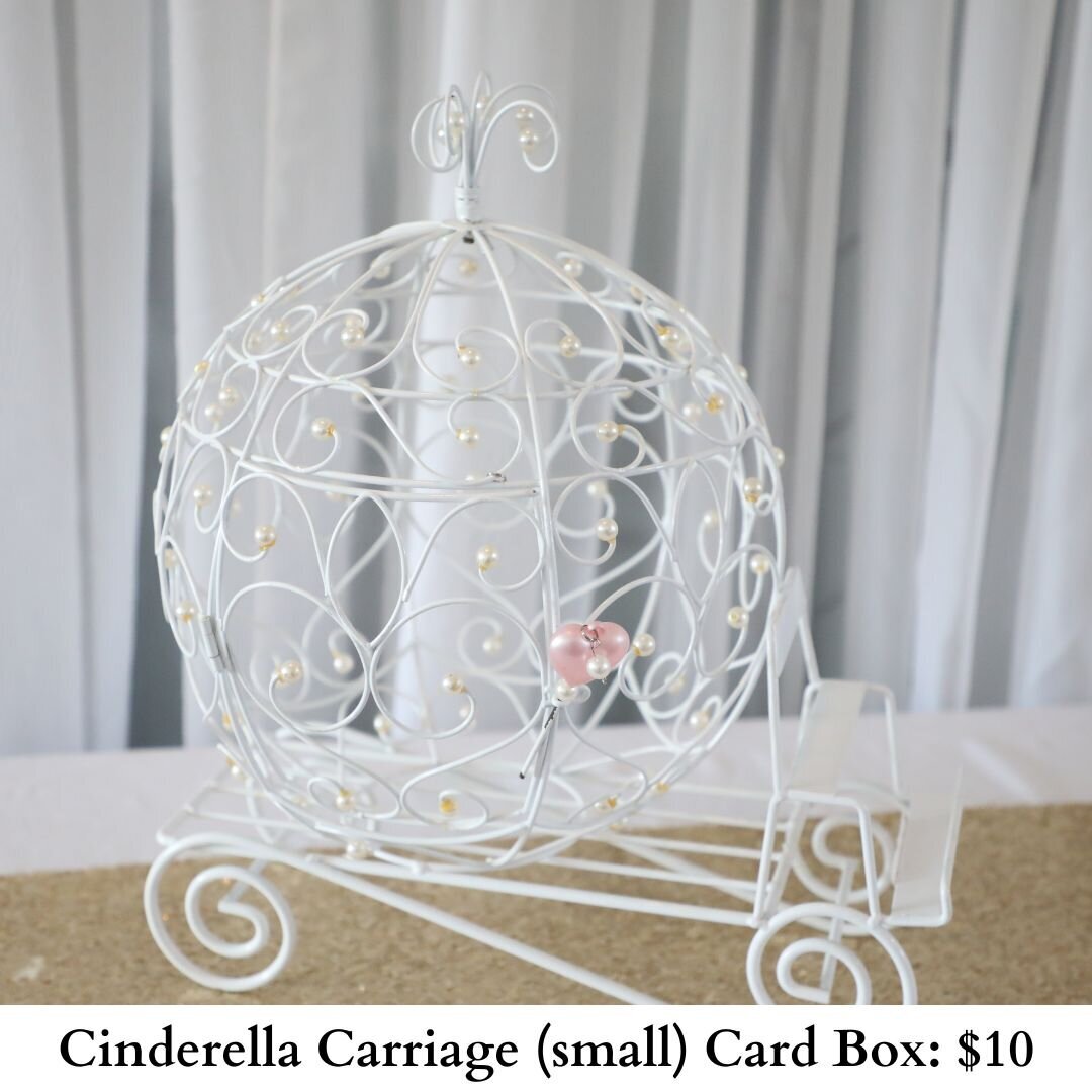 Cinderella Carriage (small) Card Box-247
