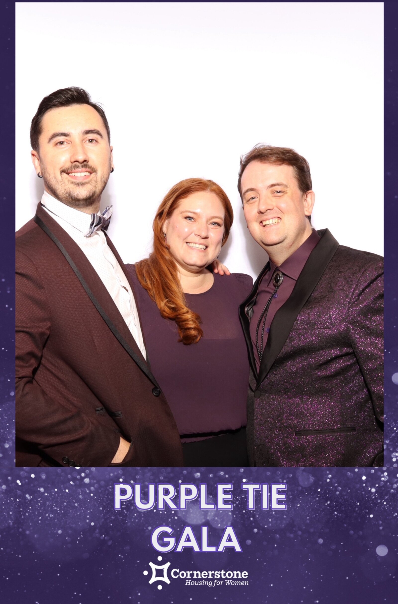 Print of guests at the Purple Tie Gala 2024 in Ottawa at the National Arts Centre