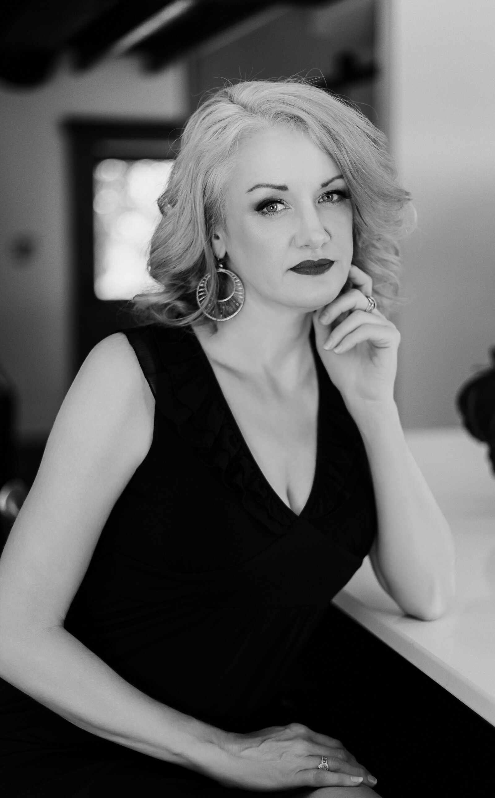 Lynchburg black and white formal portrait