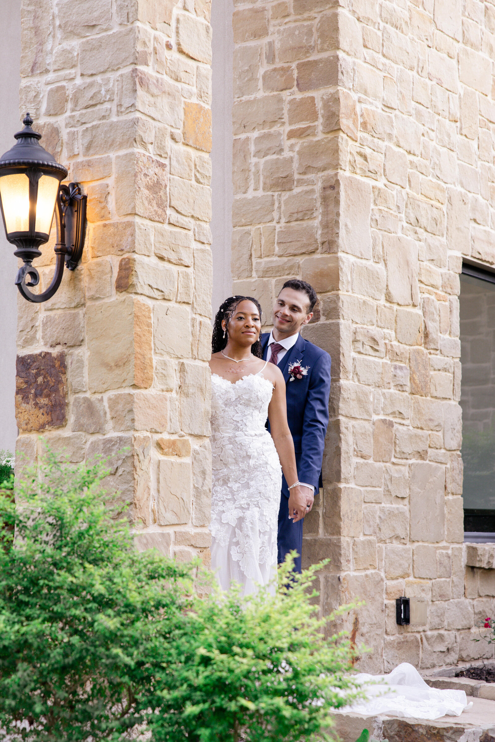 Bride and groom solo photography after wedding