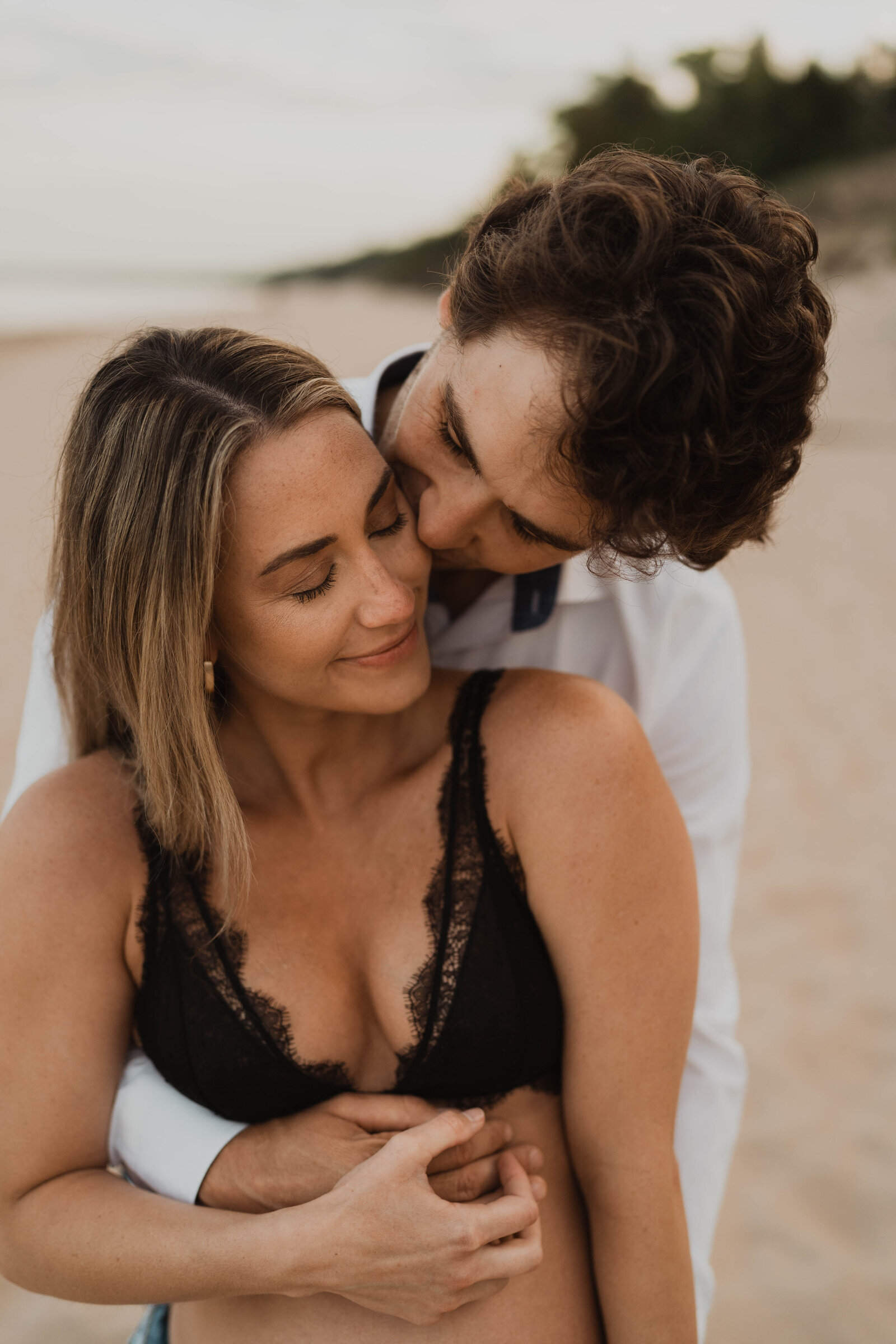 Whitefish Dunes State Park Door County Maternity Session Bret + Manon-23