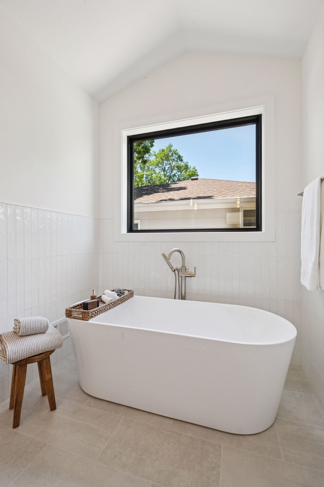 4404 West 58th Street - Primary Suite Freestanding Soaker Tub & Custom Tilework