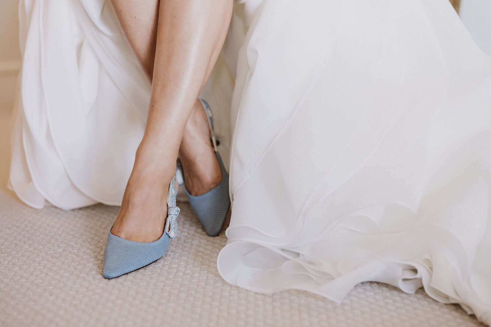 bride 's dior shoes editorial style image breana isley photography