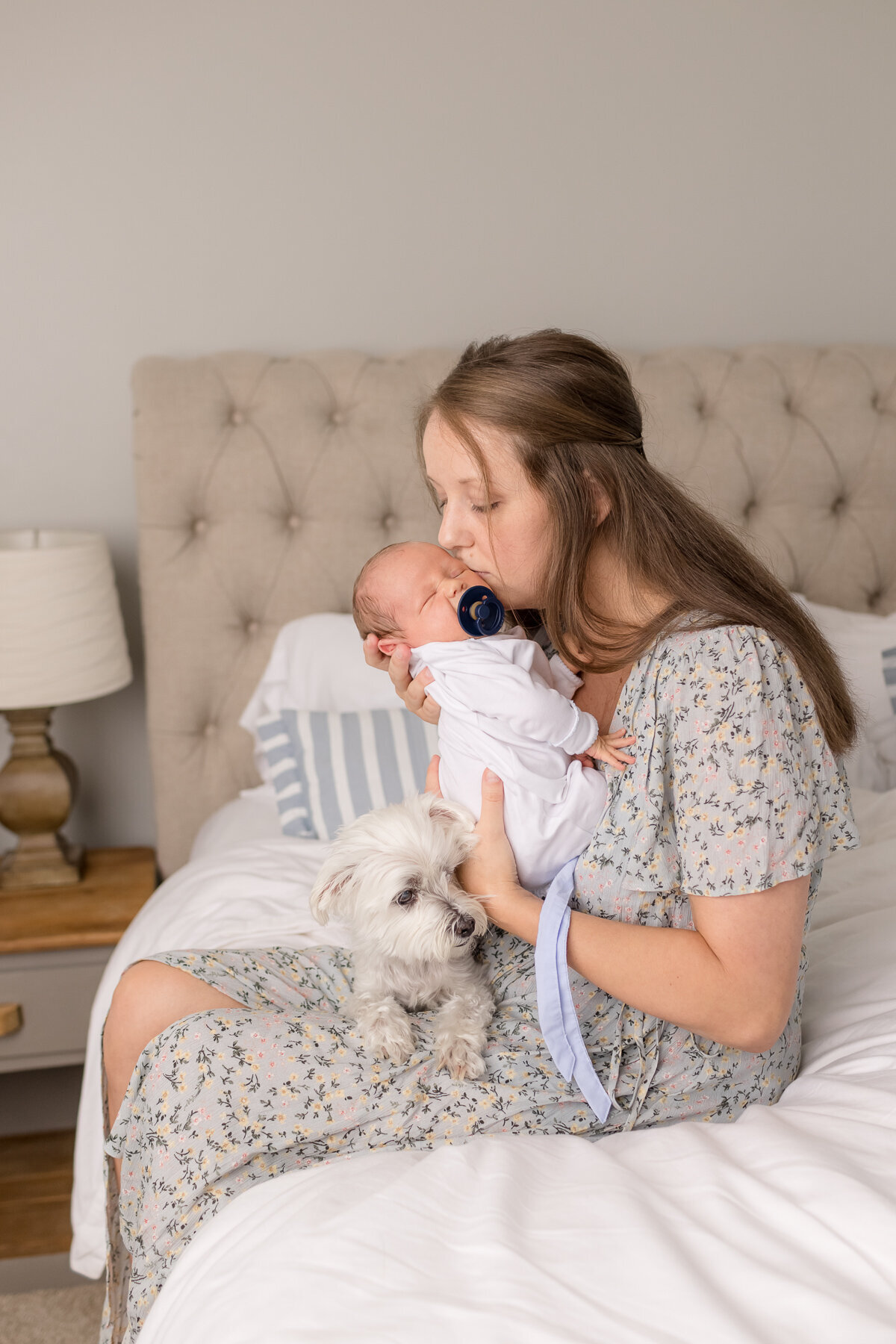 in-home_newborn_lifestyle_photography_session_Lexington_KY_photographer_baby_boy_plus_dog