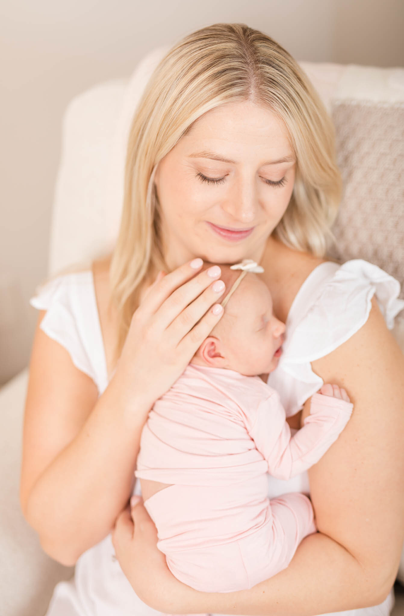 orlando newborn photoshoot with baby girl