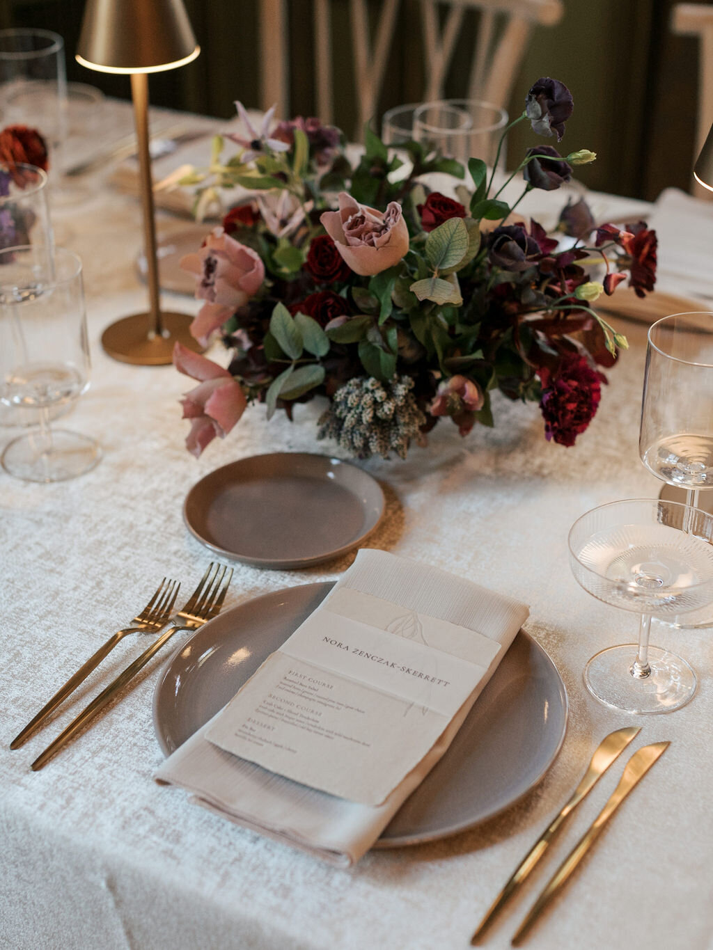 83Kate Campbell Floral Meridian House fall wedding by Greer Gattuso photo reception