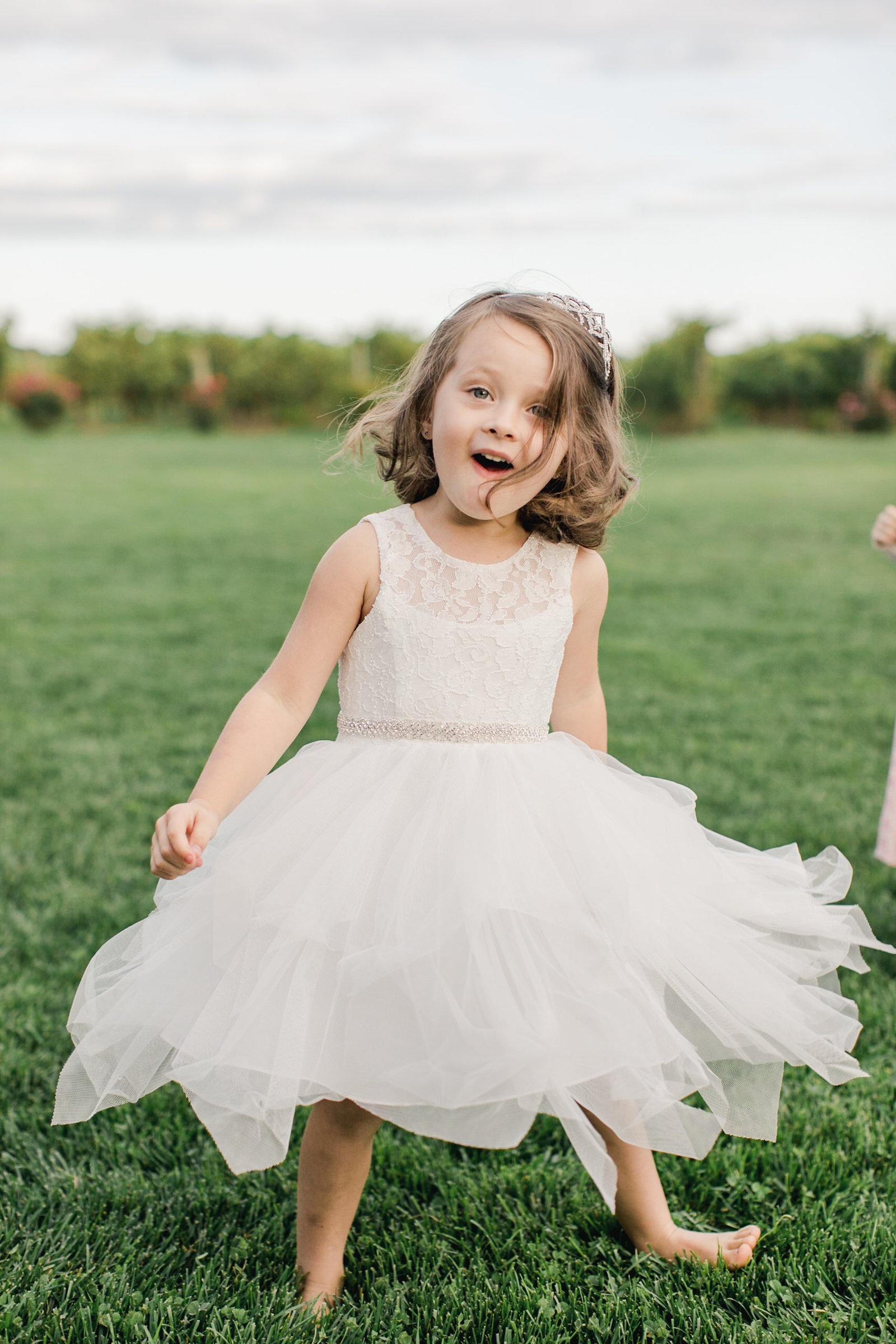 Saltwater Farm Vineyard Wedding_Flower Girl