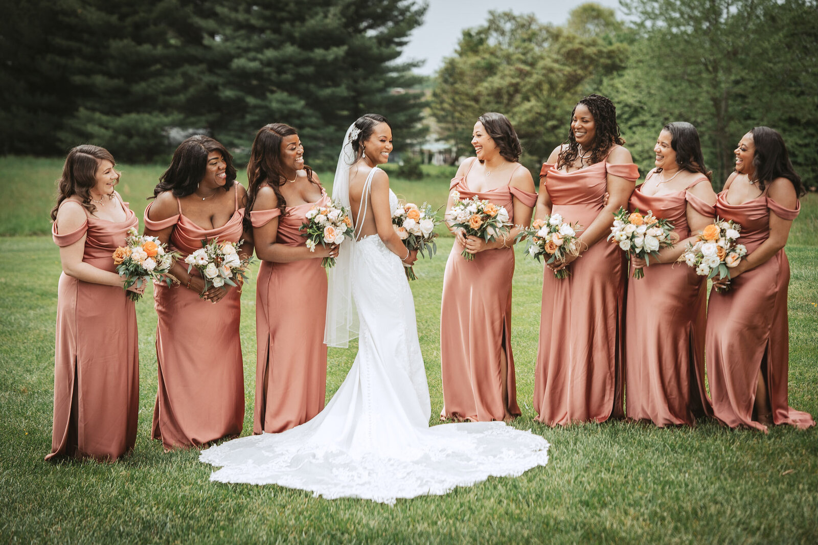 Glen Ellen Farm Bridal party - Baltimore wedding photography