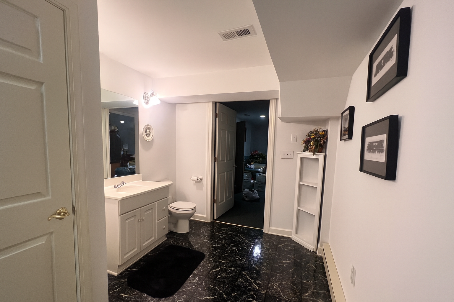 basement rec room bathroom
