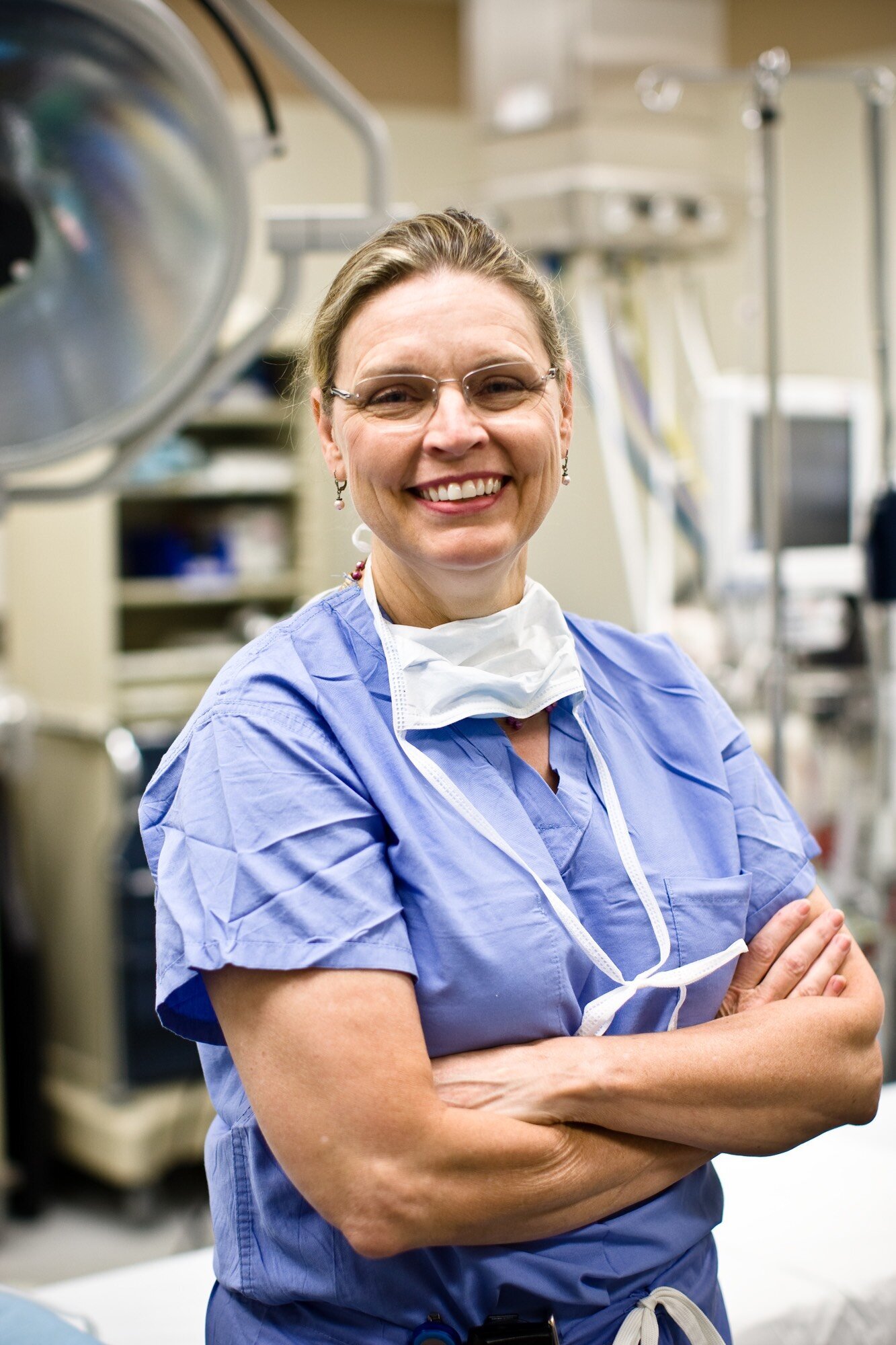 Portrait of doctor in operating room