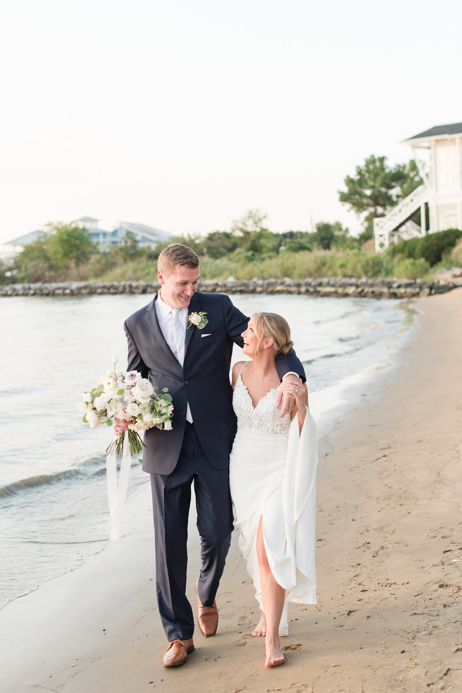 sunset portraits at chesapeake bay beach club