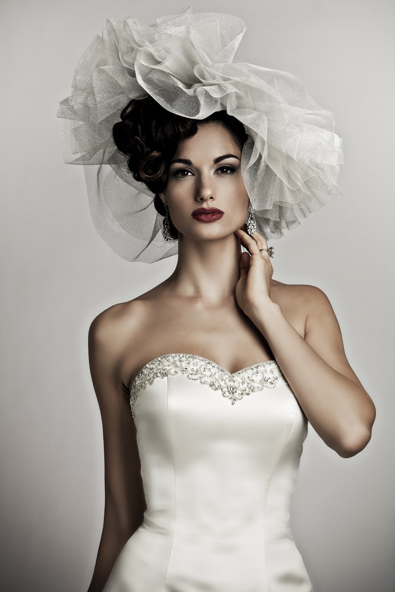 Vintage inspired makeup look for Matthew Christopher