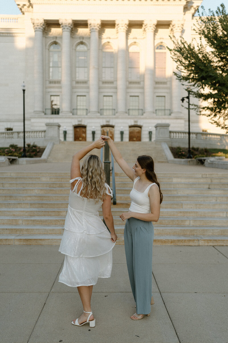 Madison Queer Love Story- Capturing Joyful Moments of a Lesbian Engagement-10