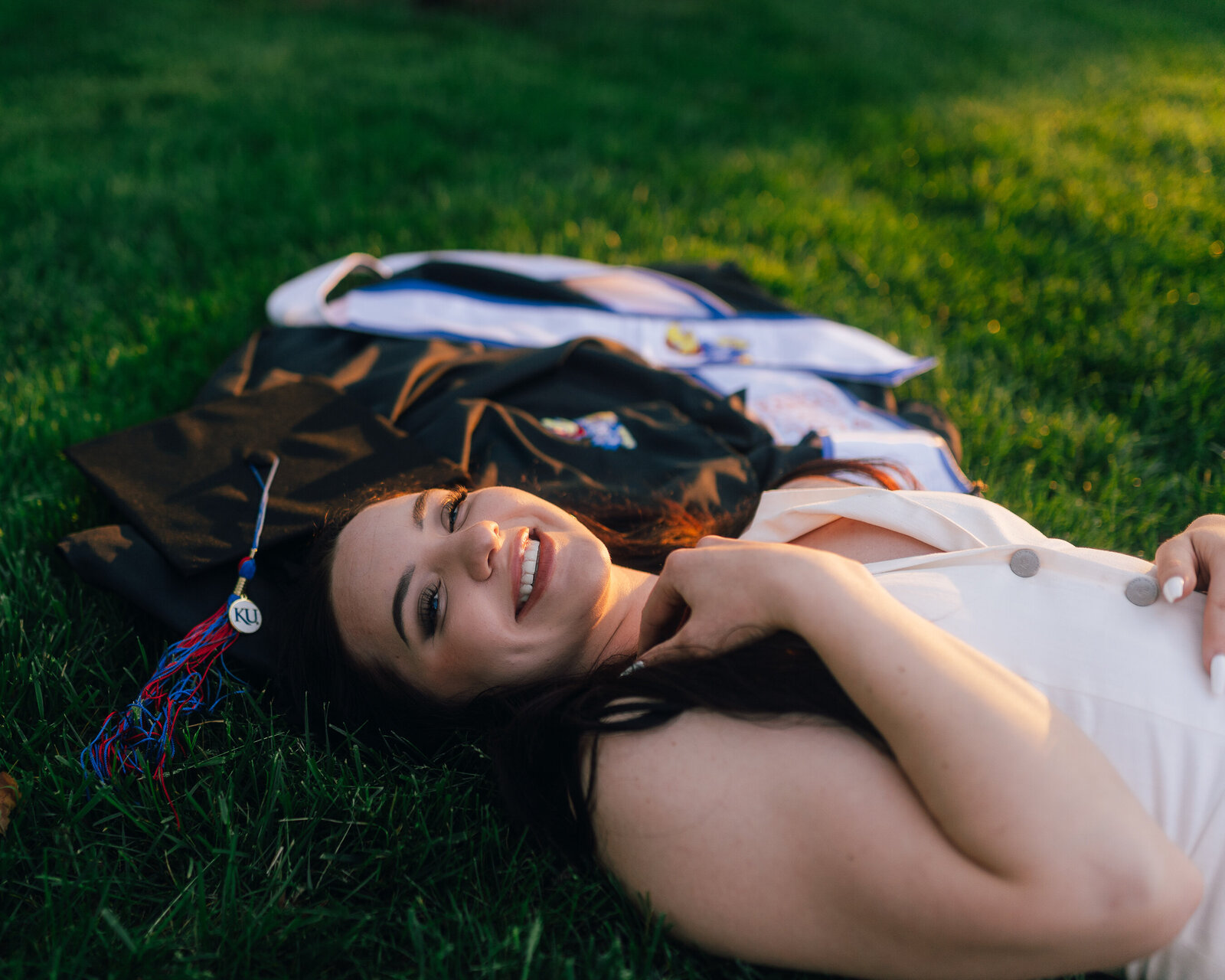 Hannah KU Jayhawks Kansas College Graduation Pictures-29
