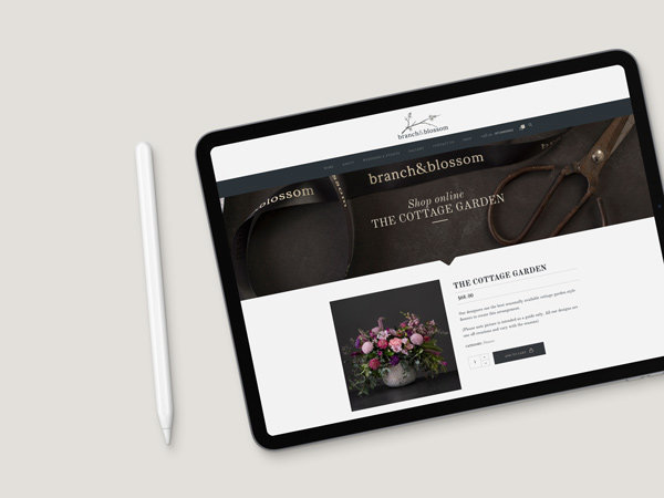 florist ecommerce website design