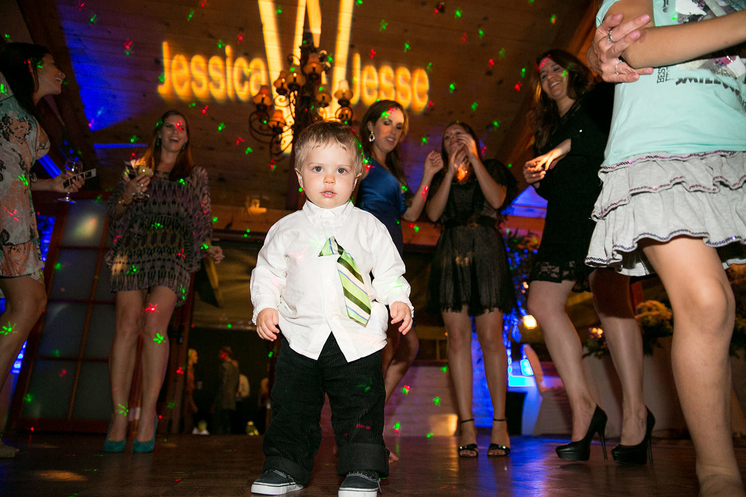little boy dancing