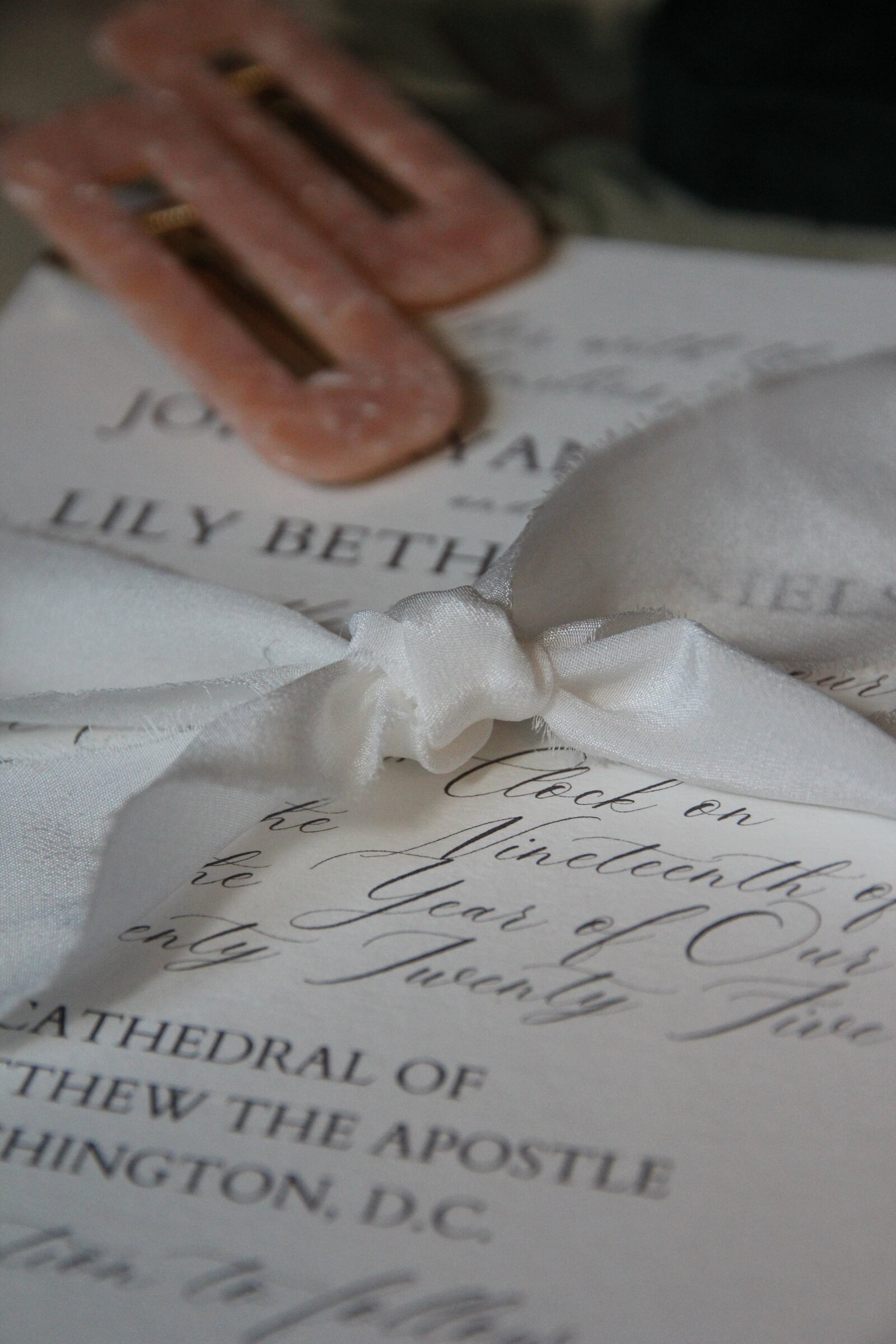 Hand dyed silk ribbon