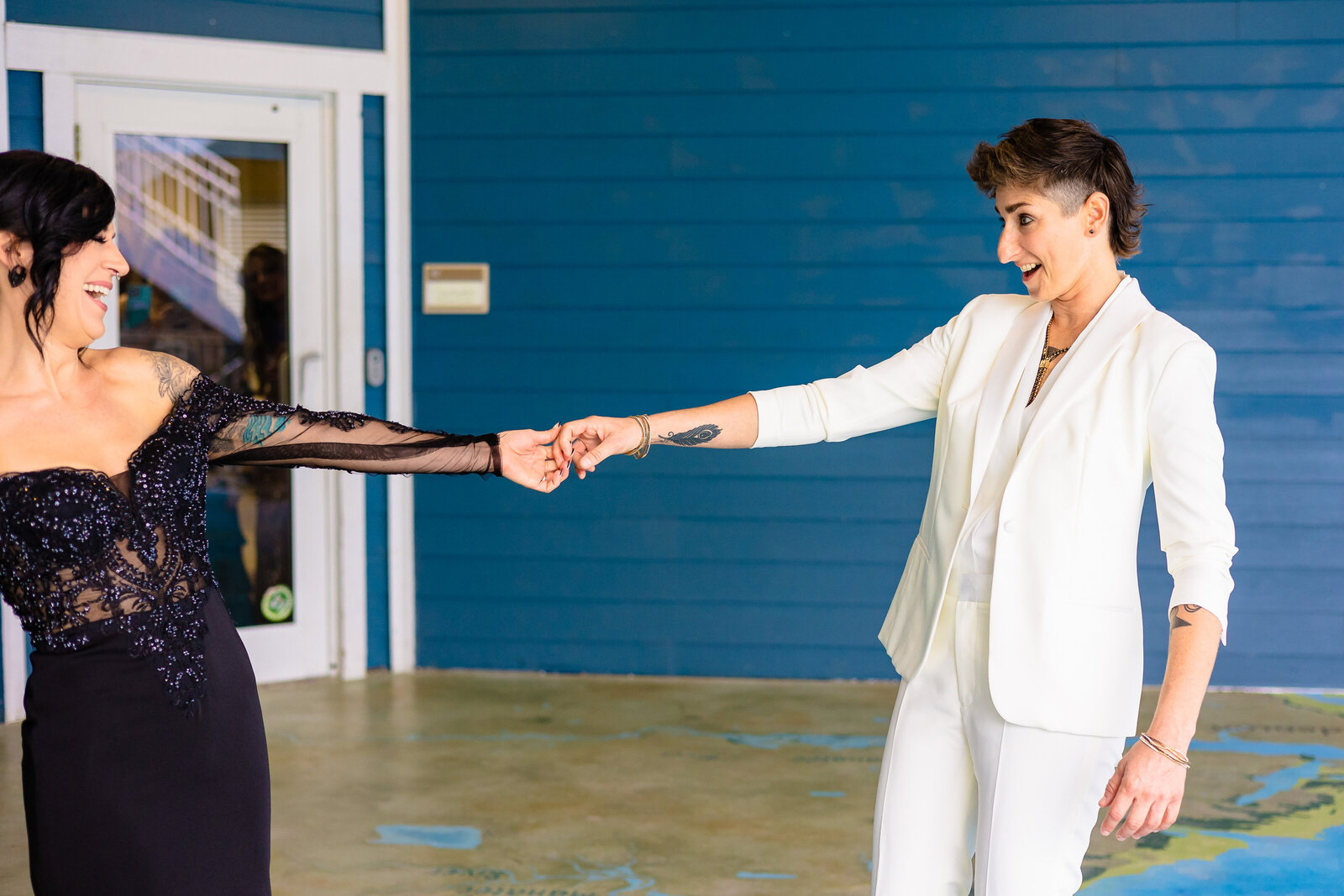 Annie + Tiff 1.21.23 Tampa Bay Watch Wedding - alt Photography - -26