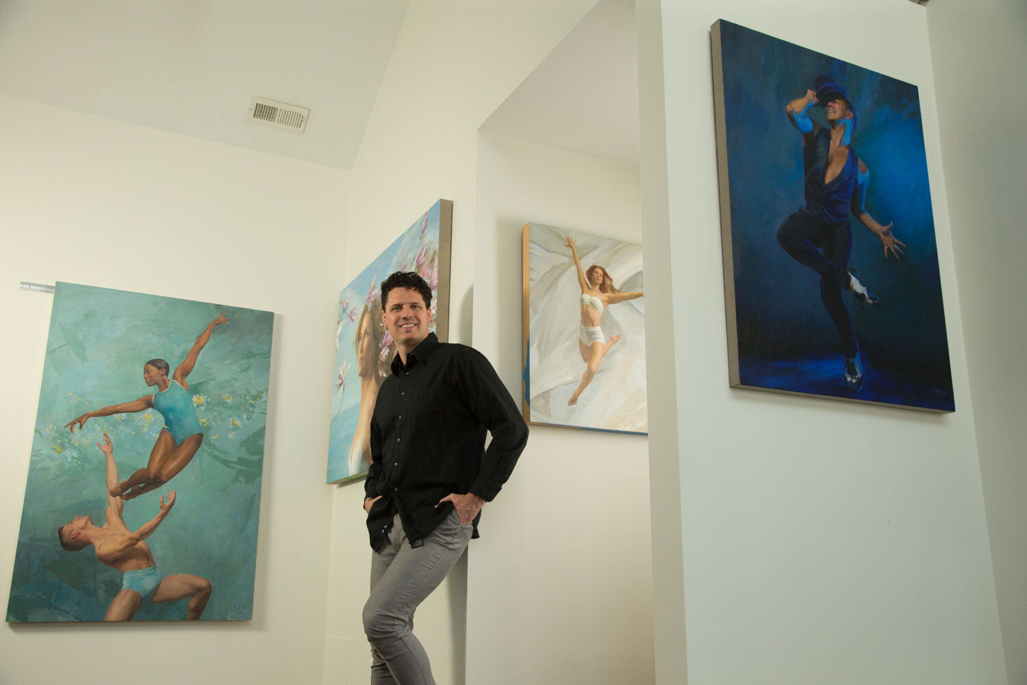 Painter's headshot photographed by LaCour Images