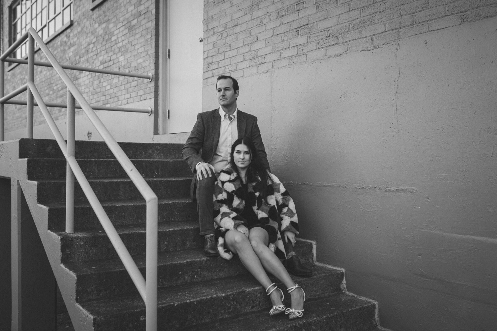 Wedding anniversary portraits in downtown Memphis
