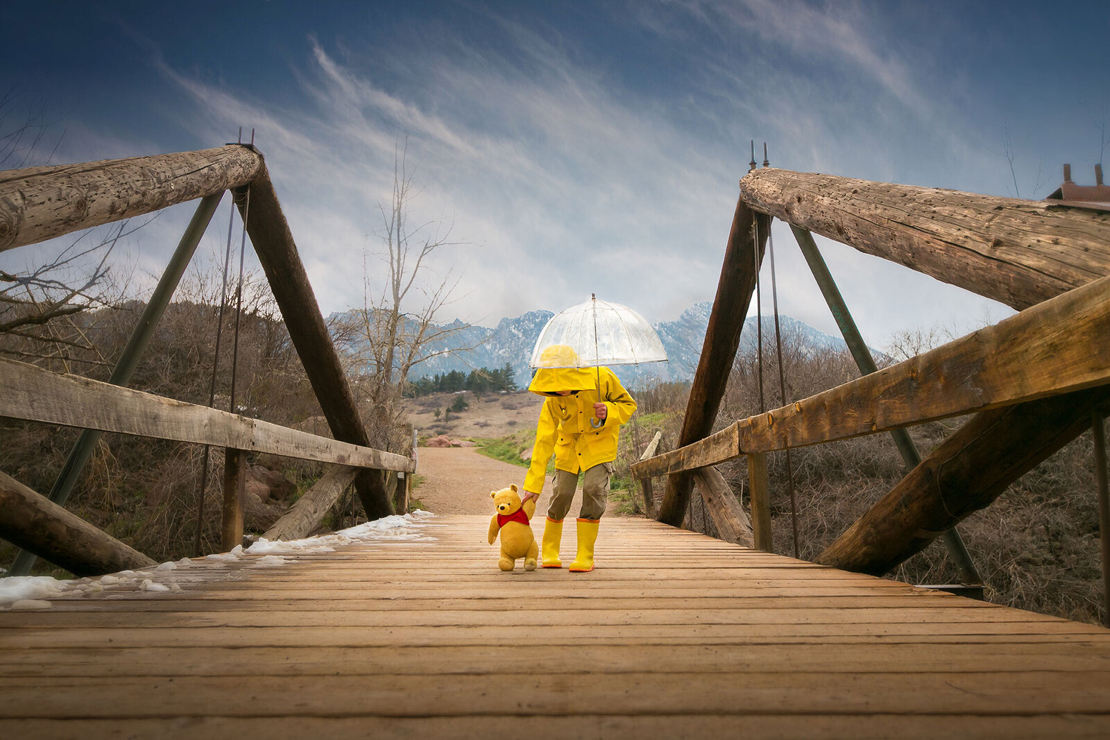 winnie-pooh-christopher-robin-boulder-raining-rain-jacket-vintage-nostaglic-children-fine-art-children-book