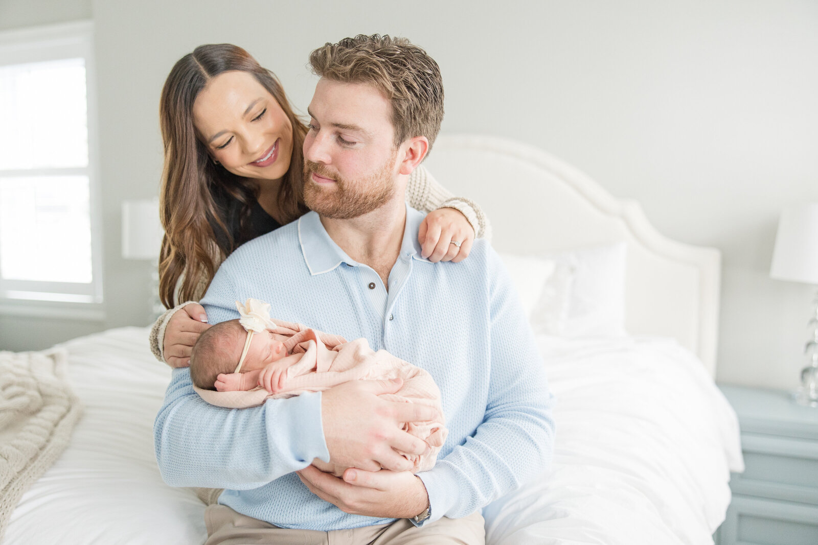 Cleveland Newborn Photographer newborn inspiration pastel color outfits