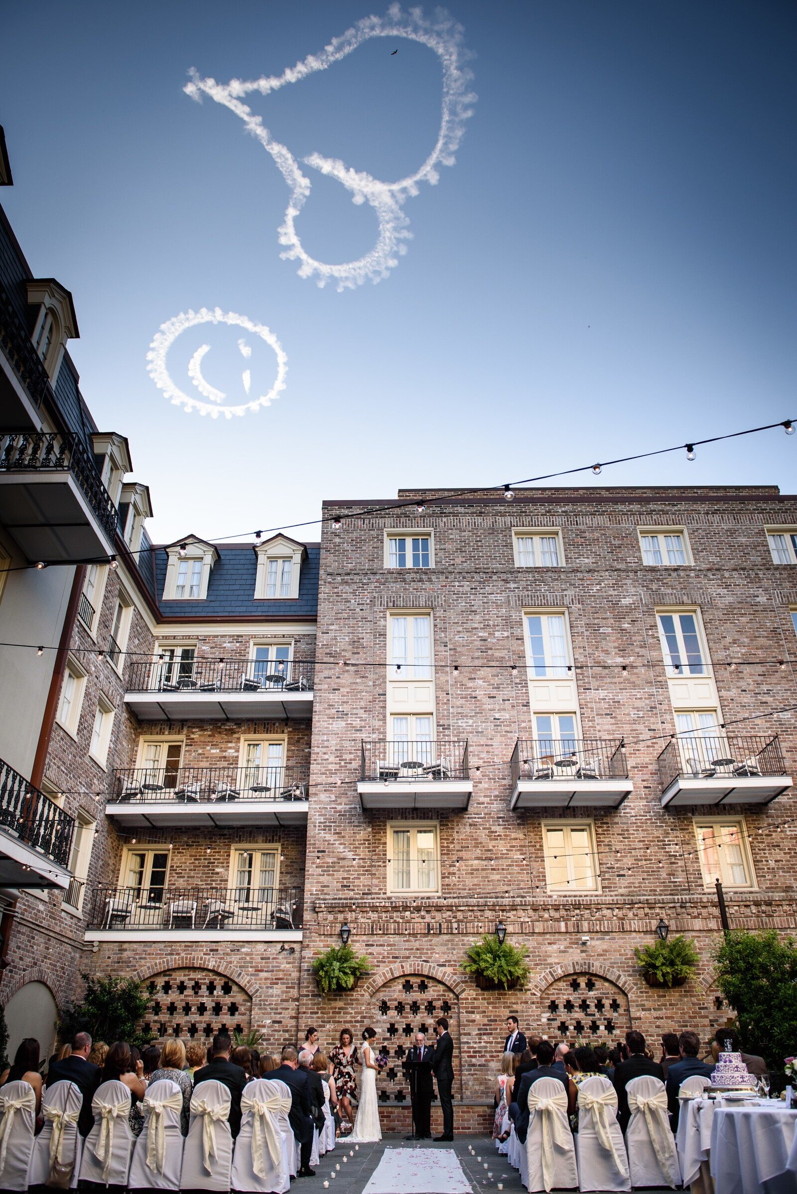 Maison Dupuy wedding ceremony in the French Quarter