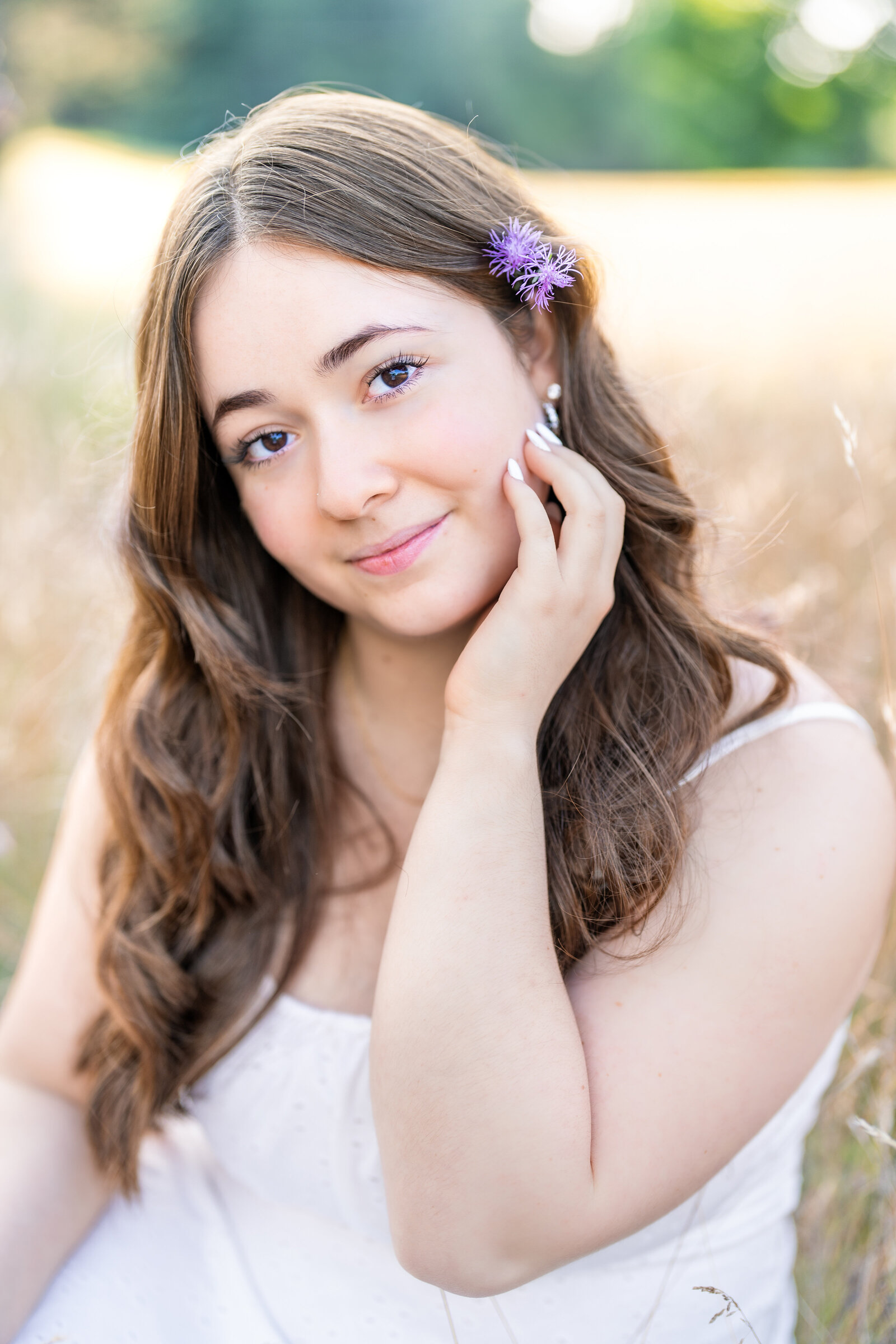 upper peninsula senior photography session for kingsford high school student