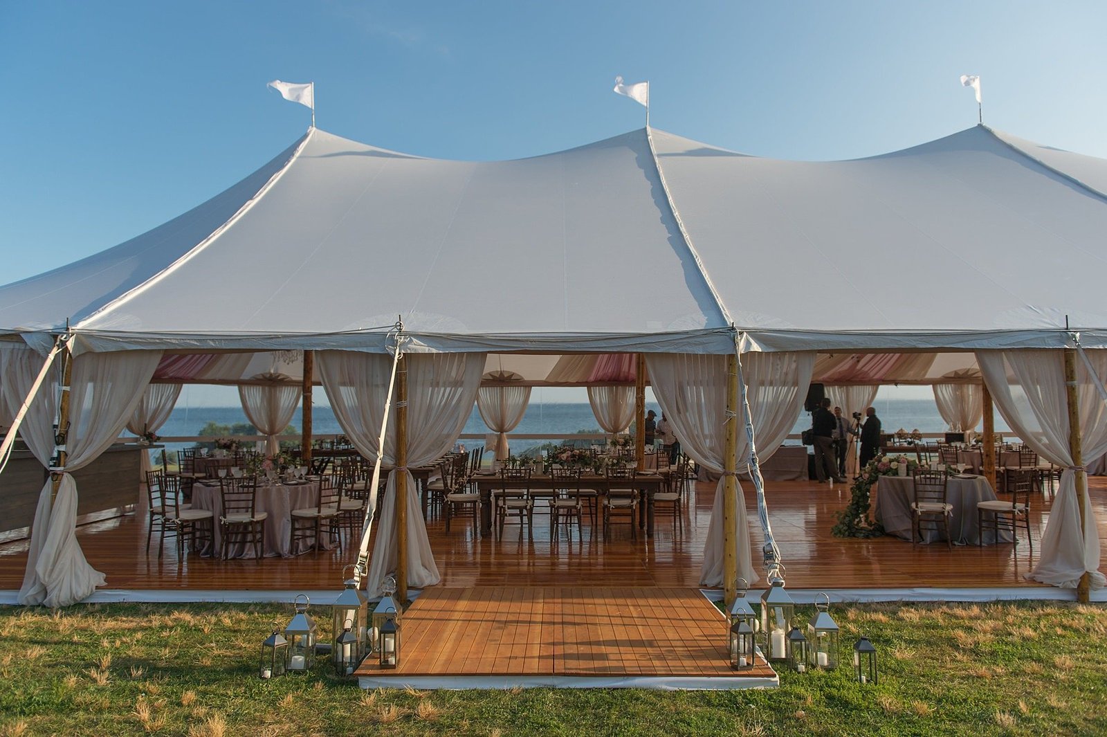 Tented wedding designed by Jubilee Events -- CT Wedding Planners & Designers